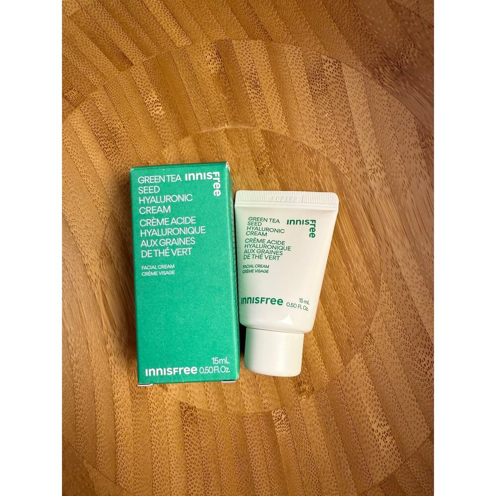 Innisfree Green Tea Seed Hyaluronic Acid Hydrating Cream 15ML (MSRP $18)